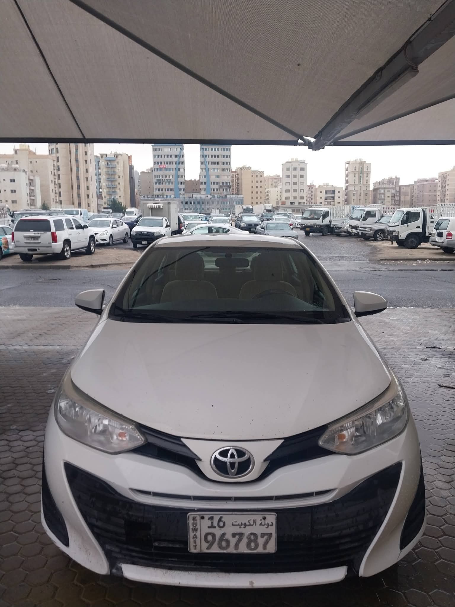 تويوتا يارس م /٢٠١٩ لون ابيض